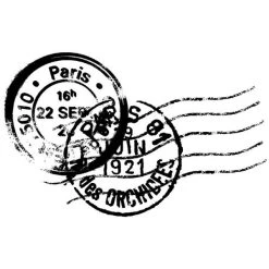 Nouveau 🔥 Artemio Tampon Bois Tampon Cachet Postal 🌟