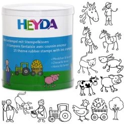 De gros 👍 Heyda Kit Tampon Kit 15 Tampons Cheval Et Ferme 🤩