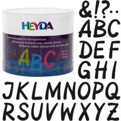 Promo 🤩 Heyda Tampons Alphabet Comics ✔️