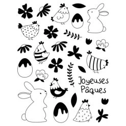 Sortie 🥰 Artemio Tampon Transparent Tampons Transparents Les Poulettes - 2,1 à 5,6 Cm - 30 Pcs ⌛ -Tampons scrap Soldes unnamed file 1457