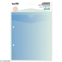 Bon marché 🛒 Kesi'Art Classeur Rangement Tampons Enveloppes De Rangement Pour Outils De Découpe Et Tampons - 6 Pcs ⌛