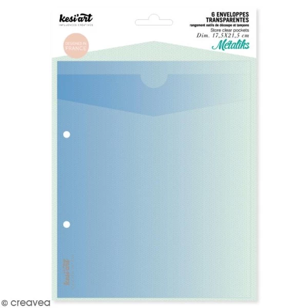 Bon marché 🛒 Kesi'Art Classeur Rangement Tampons Enveloppes De Rangement Pour Outils De Découpe Et Tampons - 6 Pcs ⌛ 1 Bon marché 🛒 Kesi'Art Classeur Rangement Tampons Enveloppes De Rangement Pour Outils De Découpe Et Tampons - 6 Pcs ⌛