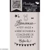 Offres 👍 Florilèges Design Tampon Transparent Tampons Sweety Clear Bienvenue Bébé - De 0,5 à 4,5 Cm - 9 Pcs ✔️