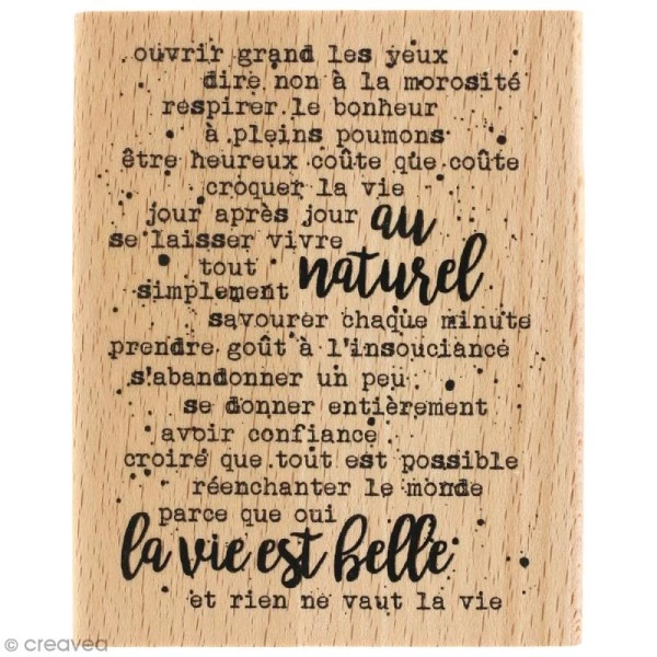 Offres ⭐ Florilèges Design Tampon Bois Gypsy Forest - Au Naturel - 80 X 100 Mm 😍 1 Offres ⭐ Florilèges Design Tampon Bois Gypsy Forest - Au Naturel - 80 X 100 Mm 😍