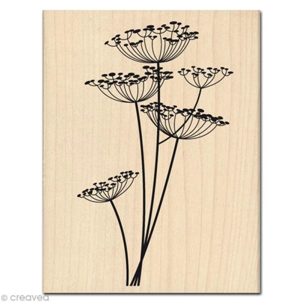 Meilleure vente ⌛ Florilèges Design Tampon Bois Tampon Nature - Fleurs Légères ⌛ 1 Meilleure vente ⌛ Florilèges Design Tampon Bois Tampon Nature - Fleurs Légères ⌛