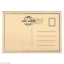 Bon marché 🌟 Florilèges Design Tampon Bois Tampon Divers - Carte Postale - 7 X 10 Cm 😉