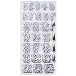 Vente flash 🧨 Tampon Transparent Tampons Calendrier De L'Avent Transparents Rayher - 29 Pcs 😍