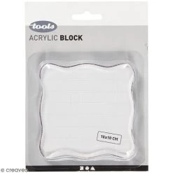 Les meilleures critiques de 🌟 Creativ Company Tampon Transparent Bloc Acrylique 10 X 10 Cm 🛒