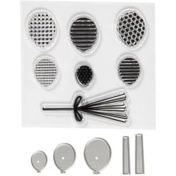 Nouveau 🥰 Creativ Company Tampon Transparent Set De Scrapbooking Ballons - Tampons Transparents, Matrices De Coupe Et De Gaufrage - 21 Pcs 🌟