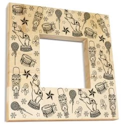 Tout neuf 🧨 Aladine Tampon Bois Tampon Doodler - Cadre Parade De Noël - 13,5 X 13,5 Cm ⭐ -Tampons scrap Soldes unnamed file 206