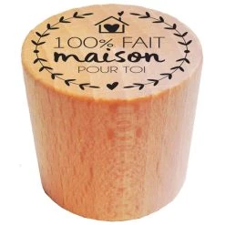 Remise 🤩 Tampon Bois Aladine - Fait Maison - 3 X 3 Cm 😀