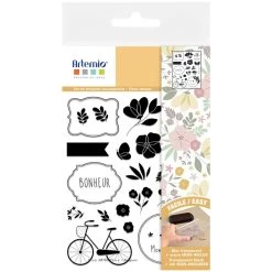 Le moins cher 🤩 Artemio Tampon Transparent Tampons Transparents On My Way - 0,5 à 6,5 Cm - 26 Pcs 🔔