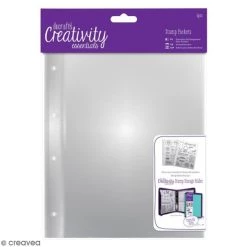 De gros 🛒 Docrafts Papermania Classeur Rangement Tampons Pochette De Rangement Pour Tampons - A5 - 6 Feuilles ✔️