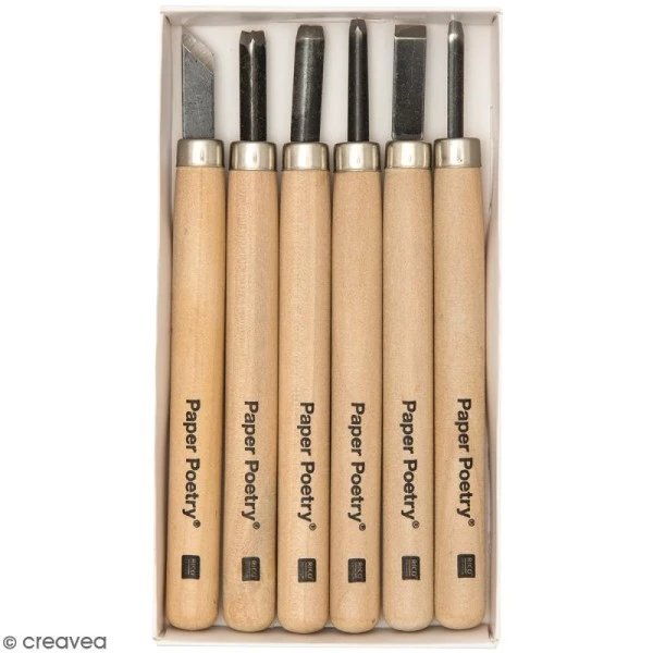 Remise 😍 Rico Design Tampon à Graver Assortiment De Couteaux à Sculpter - 6 Pcs ✨ 1 Remise 😍 Rico Design Tampon à Graver Assortiment De Couteaux à Sculpter - 6 Pcs ✨