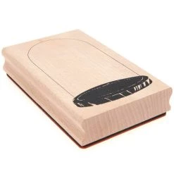 Promo 🎁 Rico Design Tampon Bois - Cloche En Verre - 7,5 X 12 Cm 👏