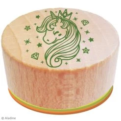 Nouveau 🛒 Aladine Tampon Enfant Kit De Tampons Bois Stampo Bambino - Licorne - 8 Pcs 🌟 -Tampons scrap Soldes unnamed file 256