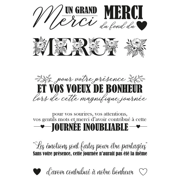 Coupon 💯 Aladine Kit Tampon Tampons Stampo My Wedding Planner - Remerciements - 10 Pcs 👍 2 Coupon 💯 Aladine Kit Tampon Tampons Stampo My Wedding Planner - Remerciements - 10 Pcs 👍 – Image 2