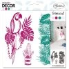 Meilleure affaire 👏 Aladine Kit Tampon Tampons XXL Stampo Décor - Tropical - 3 Pcs 🎁