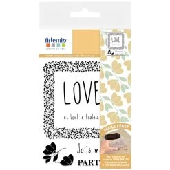 Le moins cher ✔️ Artemio Tampon Transparent Tampons Transparents On My Way - Cadre Carré - 2,5 à 13 Cm - 6 Pcs 🌟