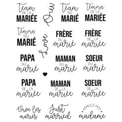 Meilleure vente 🔔 Tampon Transparent Tampon Clear Artemio - Team Mariés - 18 Pcs 🔥 -Tampons scrap Soldes unnamed file 330
