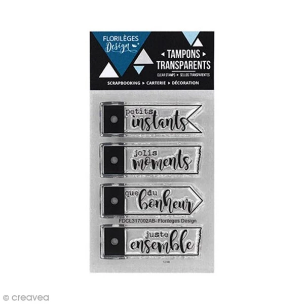 Budget 🔥 Tampon Transparent Tampons Clear Florilèges Design - Etiquettes - 4 Tampons 😀 1 Budget 🔥 Tampon Transparent Tampons Clear Florilèges Design - Etiquettes - 4 Tampons 😀