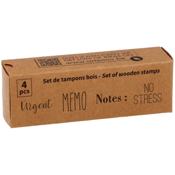 Tout neuf ✨ Artemio Tampon Bois Set De Tampons Bois - Planner - 20 X 25 Mm - 4 Pcs 🧨 3 Tout neuf ✨ Artemio Tampon Bois Set De Tampons Bois - Planner - 20 X 25 Mm - 4 Pcs 🧨 – Image 3