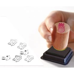 Meilleure affaire ⌛ Aladine Tampon Enfant Kit De Tampons Bois Stampo Lovely - Kawai - 15 Pcs 💯 -Tampons scrap Soldes unnamed file 368