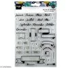 De gros ⌛ Draeger By Toga Tampon Transparent Tampon Clear Toga - Planner - 43 Pcs 😀