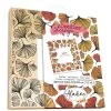 Meilleur prix 😉 Aladine Tampon Bois Tampon Doodler - Gingko - Cadre 13,5 X 13,5 Cm ✔️