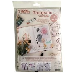 Bon marché 🎉 Graine Créative Tampon Transparent Tampons Transparents - Vintage - 44 Pcs ✔️ -Tampons scrap Soldes unnamed file 42