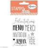 Meilleur prix 🥰 Tampon Transparent Tampon Clear Aladine - Mots - 8 Stampo'clear ⭐