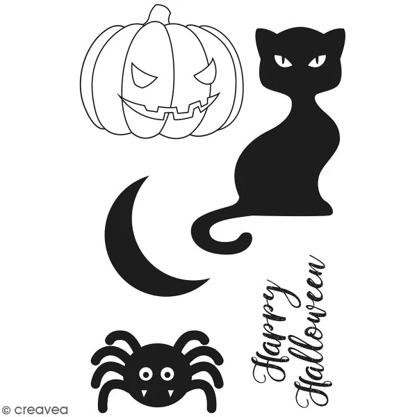 Nouveau 🤩 Tampon Transparent Tampons Clear Artemio 🧛 Halloween - Happy 🧛 Halloween - 5 Pcs 🔥 1 Nouveau 🤩 Tampon Transparent Tampons Clear Artemio 🧛 Halloween - Happy 🧛 Halloween - 5 Pcs 🔥