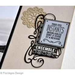 Le moins cher 💯 Florilèges Design Tampon Bois Bonheurs Du Quotidien - 100 X 130 Mm 😀 -Tampons scrap Soldes unnamed file 440