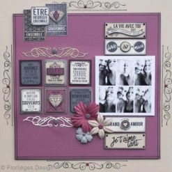 Le moins cher 💯 Florilèges Design Tampon Bois Bonheurs Du Quotidien - 100 X 130 Mm 😀 -Tampons scrap Soldes unnamed file 441