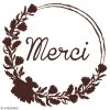 Meilleure affaire 🔔 Graine Créative Tampon Bois Tampon En Bois - Merci - 6,5 X 5,9 Cm ✔️