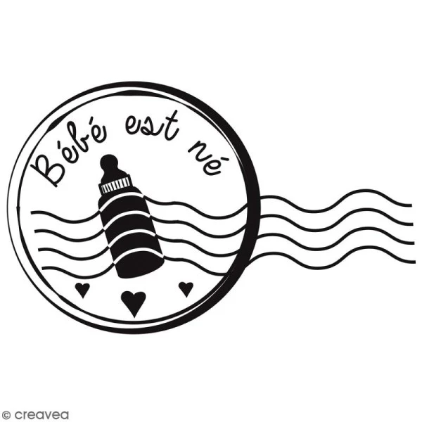 Sortie đ Aladine Tampon Bois BĂ©bĂ© Est NĂ© - 6 X 4 Cm âš 1 Sortie đ Aladine Tampon Bois BĂ©bĂ© Est NĂ© - 6 X 4 Cm âš