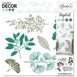 Acheter ⭐ Aladine Tampon Nature Tampons XXL Stampo Décor - Végétal - 6 Pcs 💯