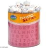 Meilleure vente 🛒 Aladine Kit Tampon Kit De Tampons Stampo Scrap - Mini Alphabet - 104 Pcs 😍