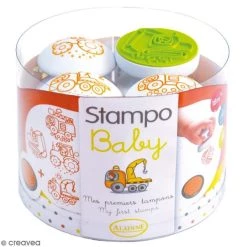 Le moins cher 🌟 Aladine Tampon Enfant Tampon Stampo'baby Engins 😍