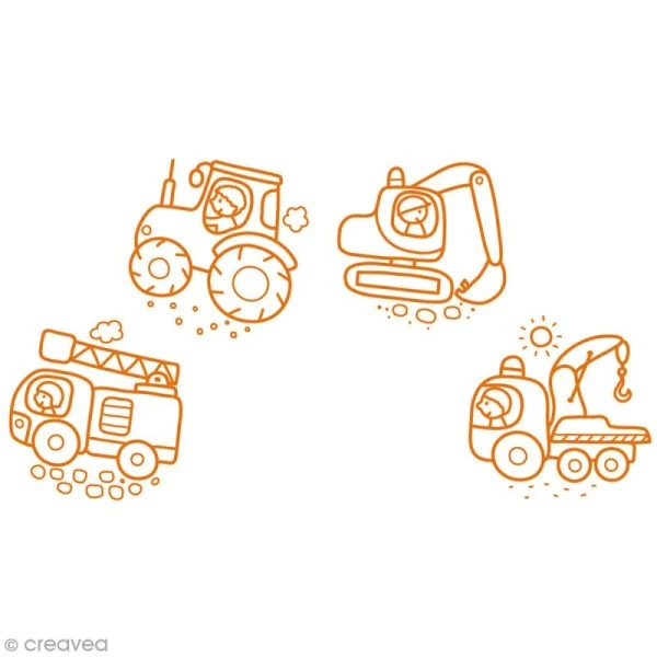 Le moins cher 🌟 Aladine Tampon Enfant Tampon Stampo'baby Engins 😍 2 Le moins cher 🌟 Aladine Tampon Enfant Tampon Stampo'baby Engins 😍 – Image 2