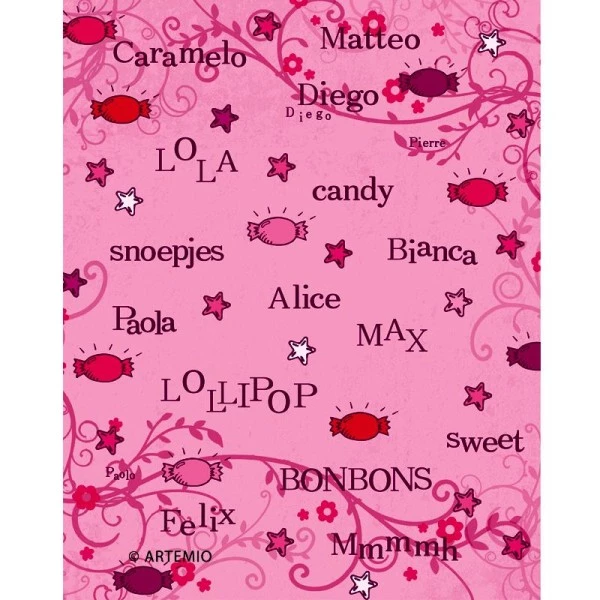 Nouveau 🎉 Artemio Tampon Transparent Tampons Clear Stamp Alphabet 🍬 Candy - Set De 160 Tampons 😀 2 Nouveau 🎉 Artemio Tampon Transparent Tampons Clear Stamp Alphabet 🍬 Candy - Set De 160 Tampons 😀 – Image 2