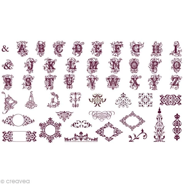 Remise 🛒 Aladine Kit Tampon Kit 48 Tampons Stampo'scrap Arabesque 🧨 2 Remise 🛒 Aladine Kit Tampon Kit 48 Tampons Stampo'scrap Arabesque 🧨 – Image 2