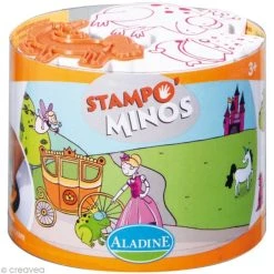 Meilleur prix 🧨 Aladine Tampon Enfant Kit 10 Tampons Enfants Stampo'minos Fées ❤️
