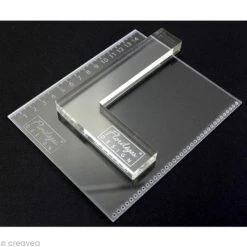 Sortie 👍 Florilèges Design Tampon Transparent Positionneur De Motif - Equerre + Plaque De Repérage 👏 -Tampons scrap Soldes unnamed file 600