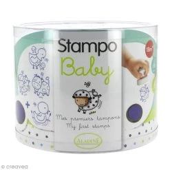 Grosses soldes 🎉 Aladine Tampon Enfant Tampons Stampo'baby Ferme - 4 Pcs + 1 Encreur 👍