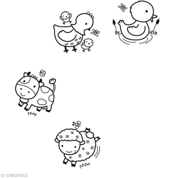 Grosses soldes 🎉 Aladine Tampon Enfant Tampons Stampo'baby Ferme - 4 Pcs + 1 Encreur 👍 2 Grosses soldes 🎉 Aladine Tampon Enfant Tampons Stampo'baby Ferme - 4 Pcs + 1 Encreur 👍 – Image 2