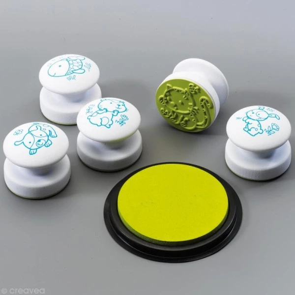 Grosses soldes 🎉 Aladine Tampon Enfant Tampons Stampo'baby Ferme - 4 Pcs + 1 Encreur 👍 3 Grosses soldes 🎉 Aladine Tampon Enfant Tampons Stampo'baby Ferme - 4 Pcs + 1 Encreur 👍 – Image 3