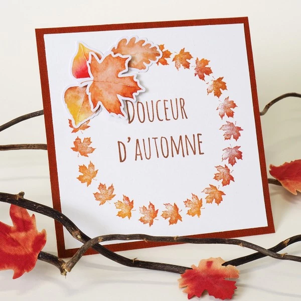 Vente flash 😀 Tampon Transparent Tampon Clear Artemio - Aquarelle - Feuilles - 8 Pcs 👏 3 Vente flash 😀 Tampon Transparent Tampon Clear Artemio - Aquarelle - Feuilles - 8 Pcs 👏 – Image 3