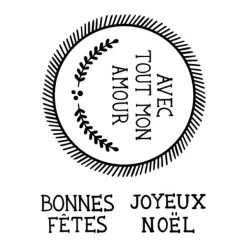 De gros 🎁 Tampon Transparent Tampons Transparents Couronne Joyeux Noël ARTEMIO 💯