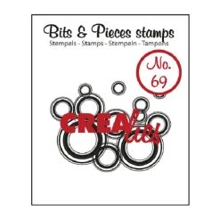 Le moins cher 🌟 Tampon Transparent CREALIES Bits & Pieces N°69 Cercles 🌟
